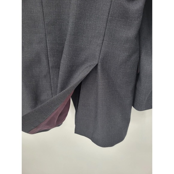 Jack Victor Rothmans Super 110's Napoli CT Charcoal Check Blazer 46R - Picture 6 of 16